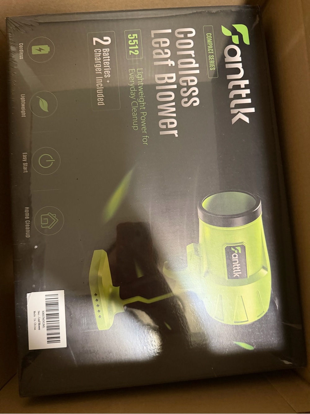 Cordless Leaf Blower - Green